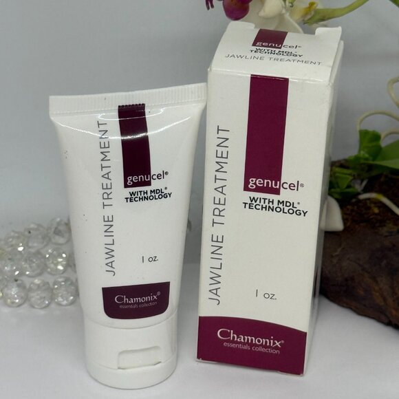 Chamonix Genucel Jawline Anti Wrinkle Treatment Cream - 1 oz - New in Box* - Picture 3 of 4